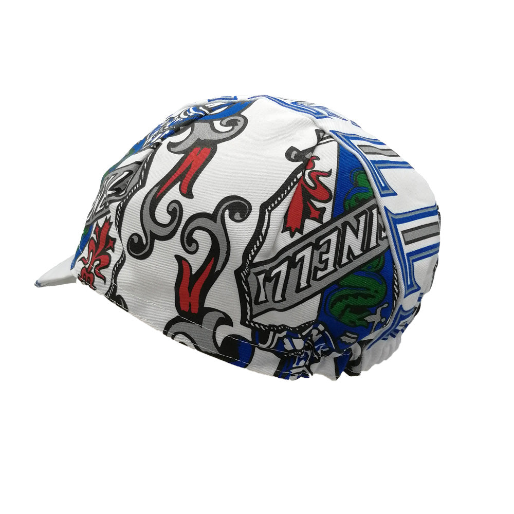 cinelli-heritage-white-cappellino-ciclismo-unisex-in-cotone image 2