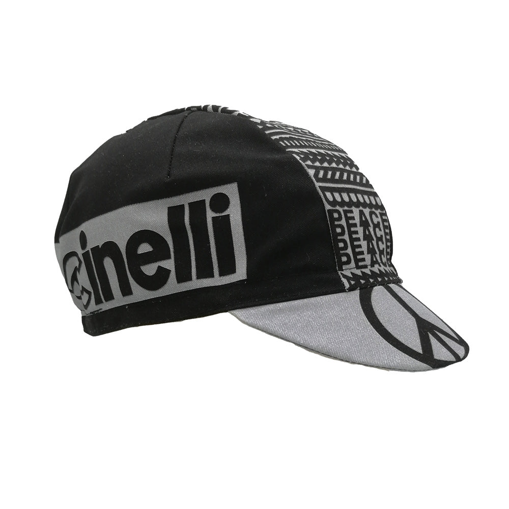 cinelli-peace-cappellino-ciclismo-nero image 1