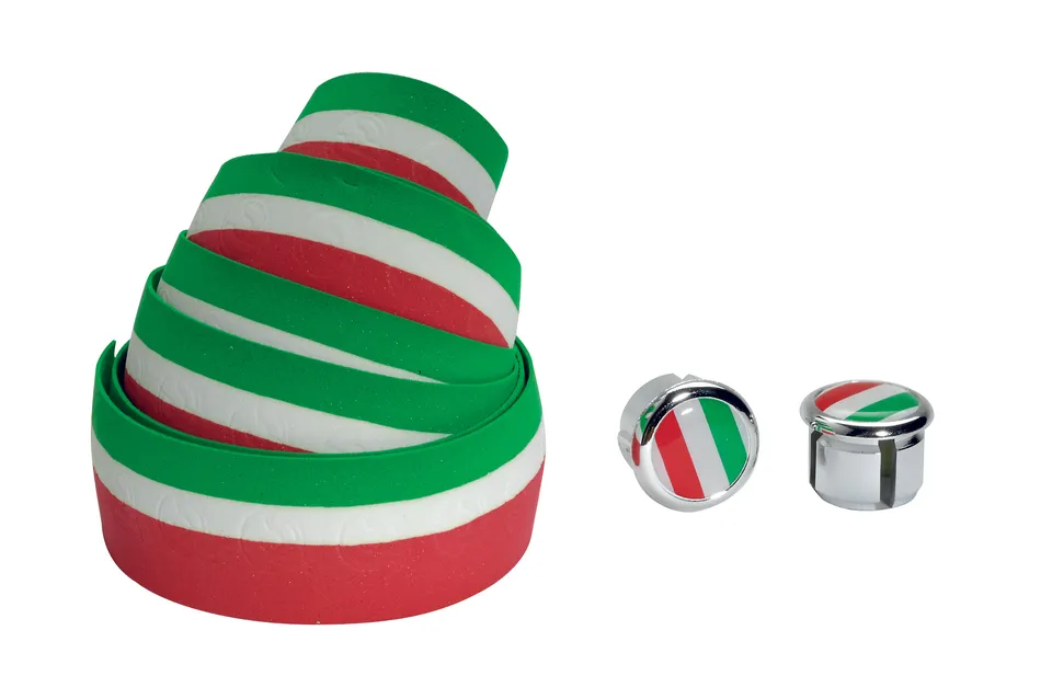 cinelli-nastro-manubrio-flag-classic-ribbon-sughero-tricolore image 1