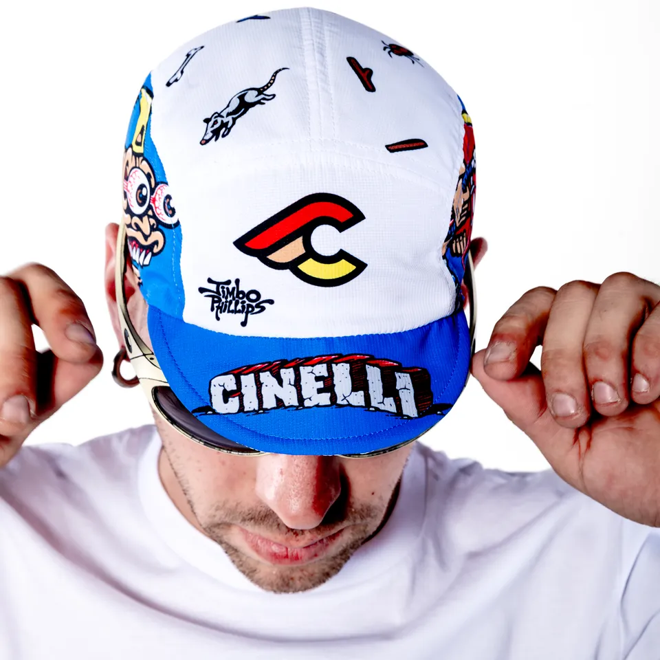 cinelli-drifter-cap-jimbo-phillips-white-blue-tecnico image 1