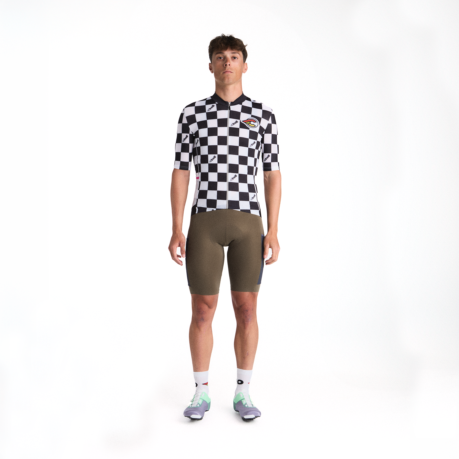 cinelli-tempo-5-maglia-ciclismo-nero-bianco image 3