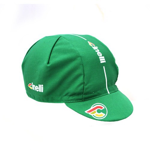 cinelli-supercorsa-cap-cappellino-ciclismo-verde-jaguar image 1