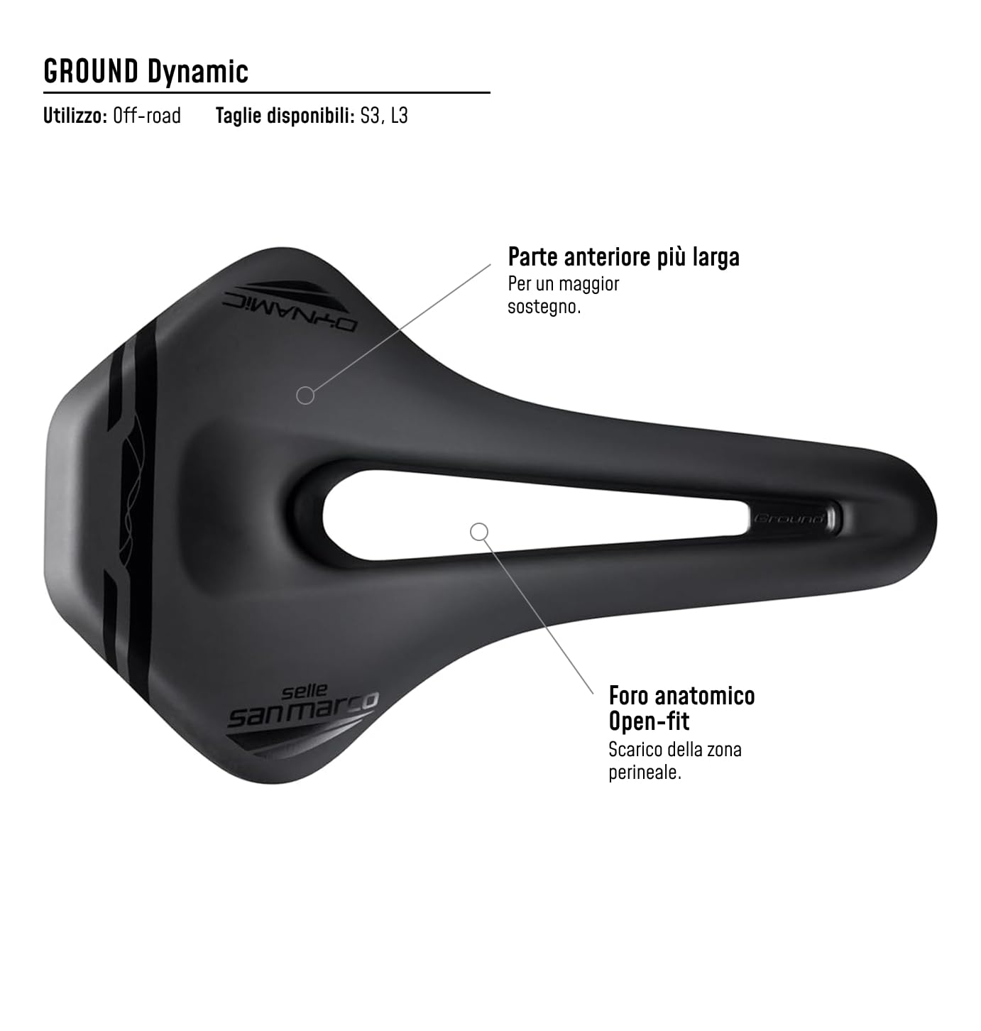 selle-san-marco-ground-dynamic-sella-mtb-off-road-manganese-foro-open-fit image 6