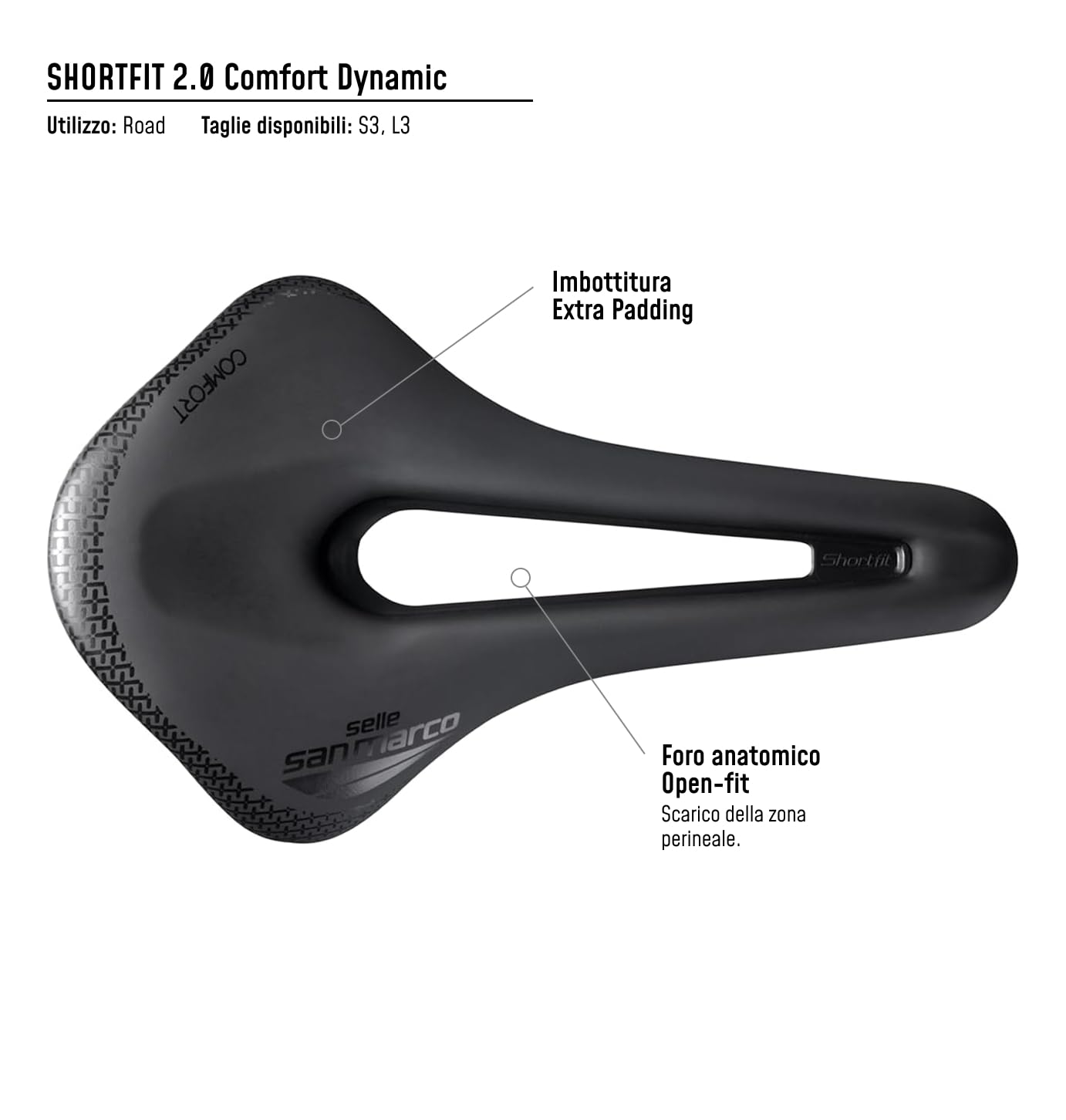 selle-san-marco-shortfit-2-0-comfort-dynamic-sella-bici-s3-l3-manganese image 6