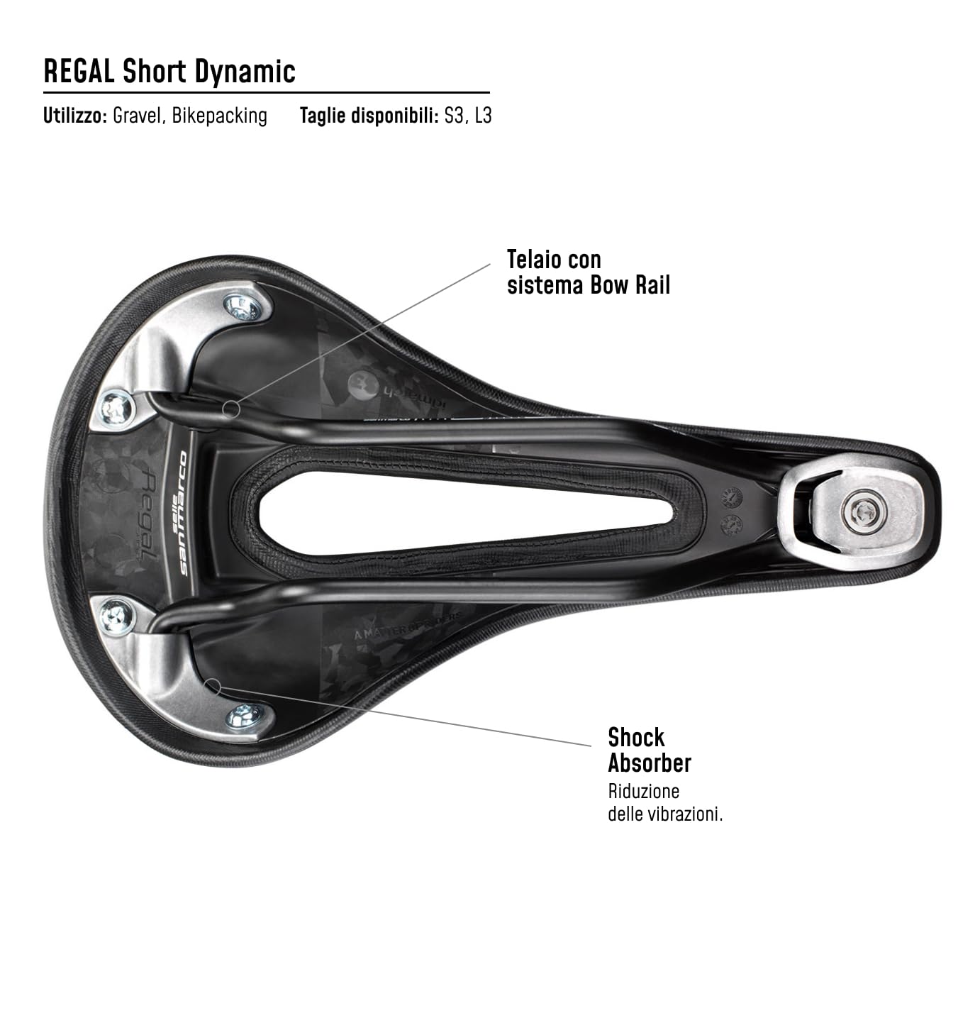 selle-san-marco-regal-short-sella-gravel-bikepacking-nero image 6