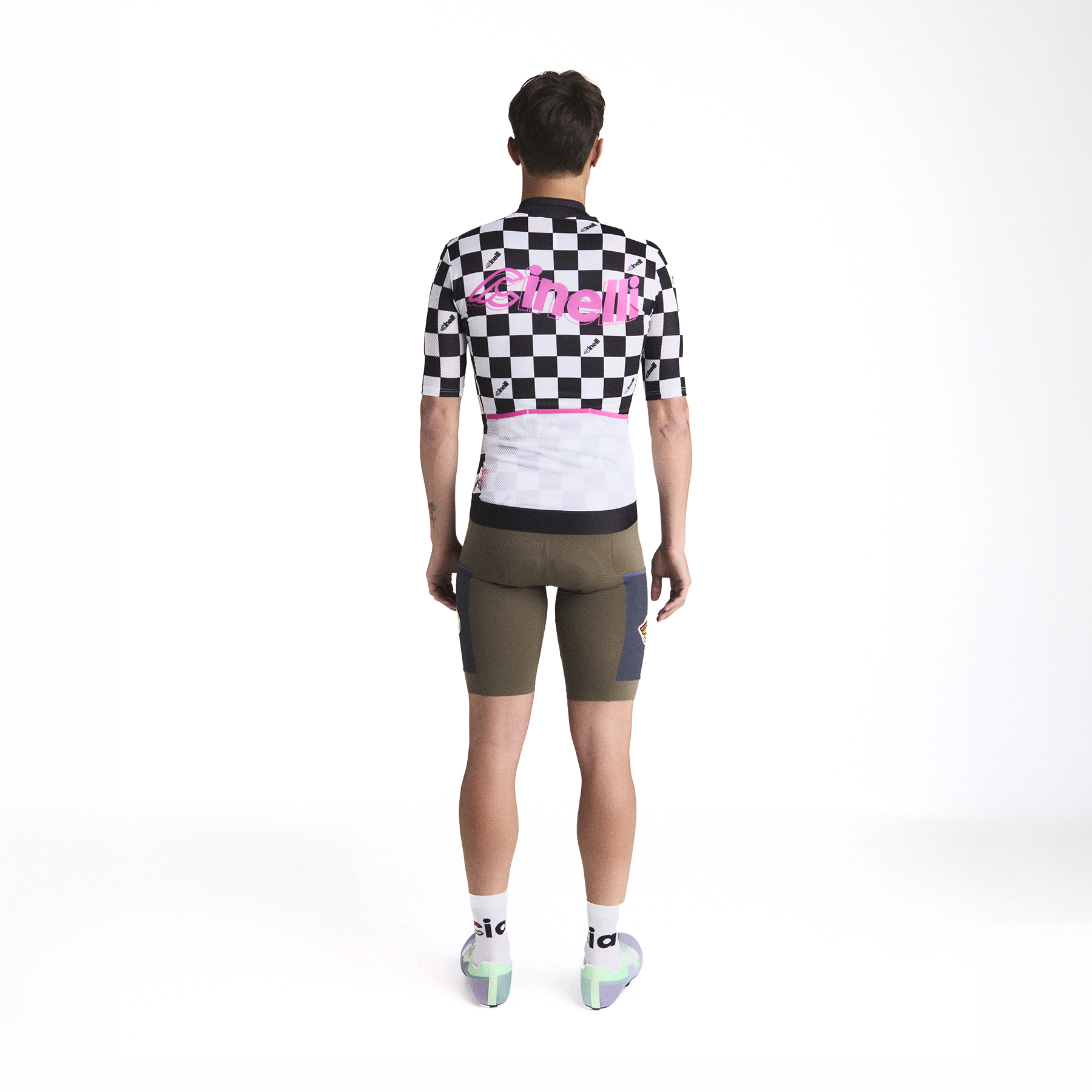 cinelli-tempo-5-maglia-ciclismo-nero-bianco image 4