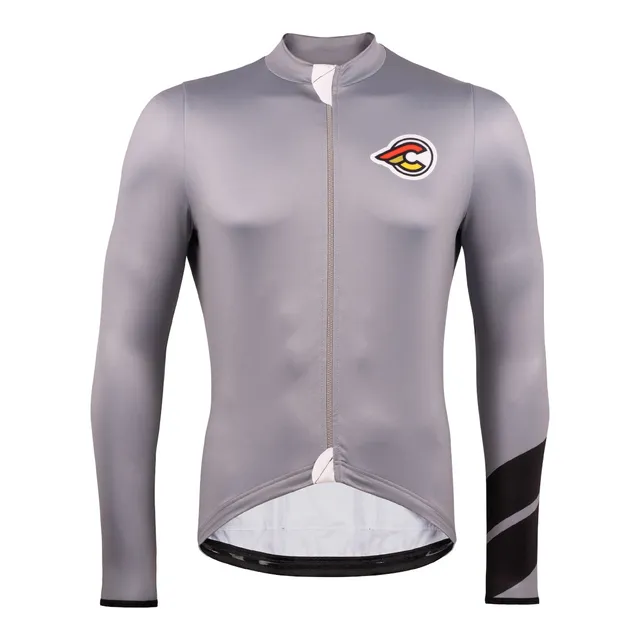 cinelli-jersey-tempo-nemo-cement-gray-manica-lunga-maglia-invernale-uomo image 1