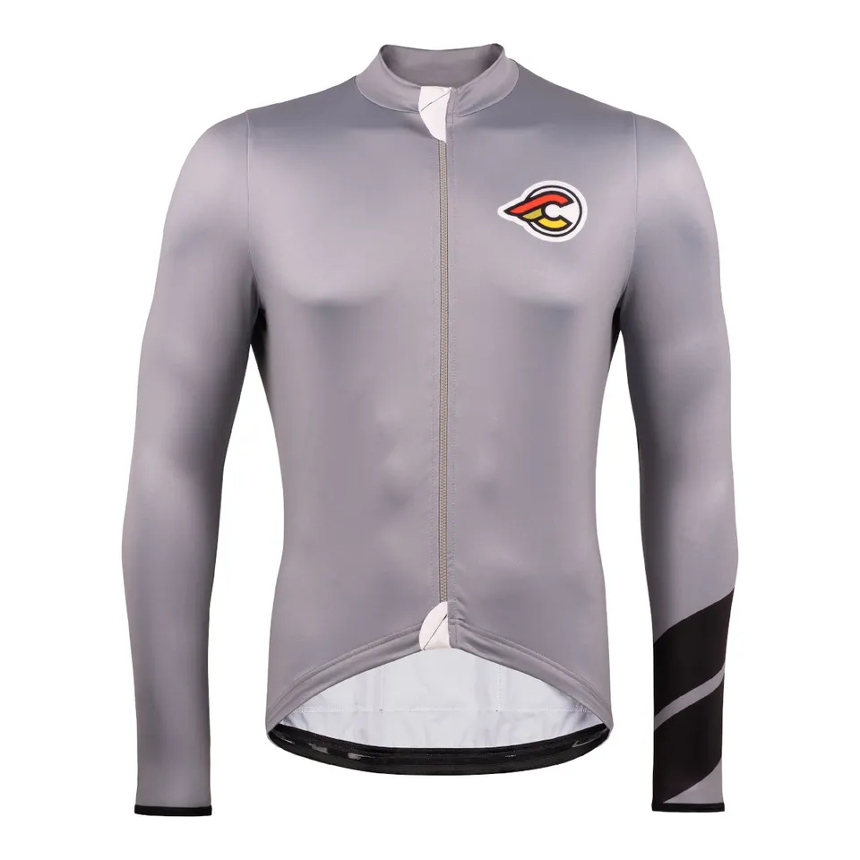 cinelli-jersey-tempo-nemo-cement-gray-manica-lunga-maglia-invernale-uomo image 1