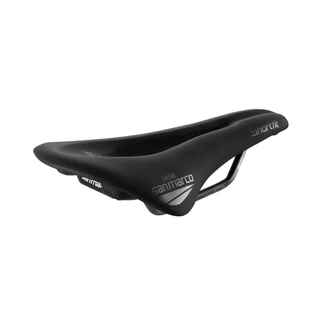 selle-san-marco-shortfit-130-s3-sella-bici-corsa-corta-nero image 1