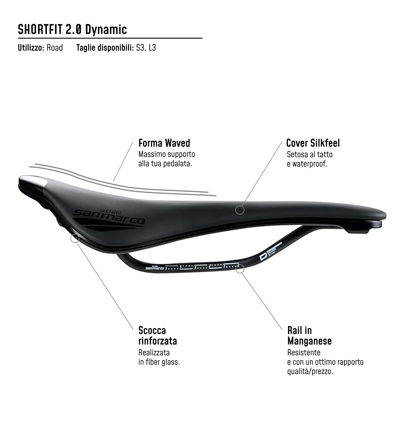 selle-san-marco-shortfit-2-0-dynamic-sella-per-bici-da-strada-con-imbottitura-pu image 7