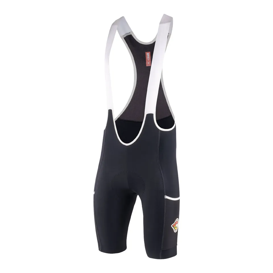 cinelli-tempo-black-white-pantaloncino-cargo-bibshort-invernale image 1