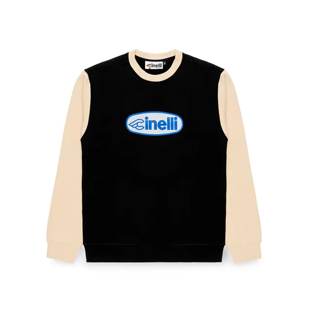 cinelli-crewneck-oval-black-white-felpa-girocollo image 1