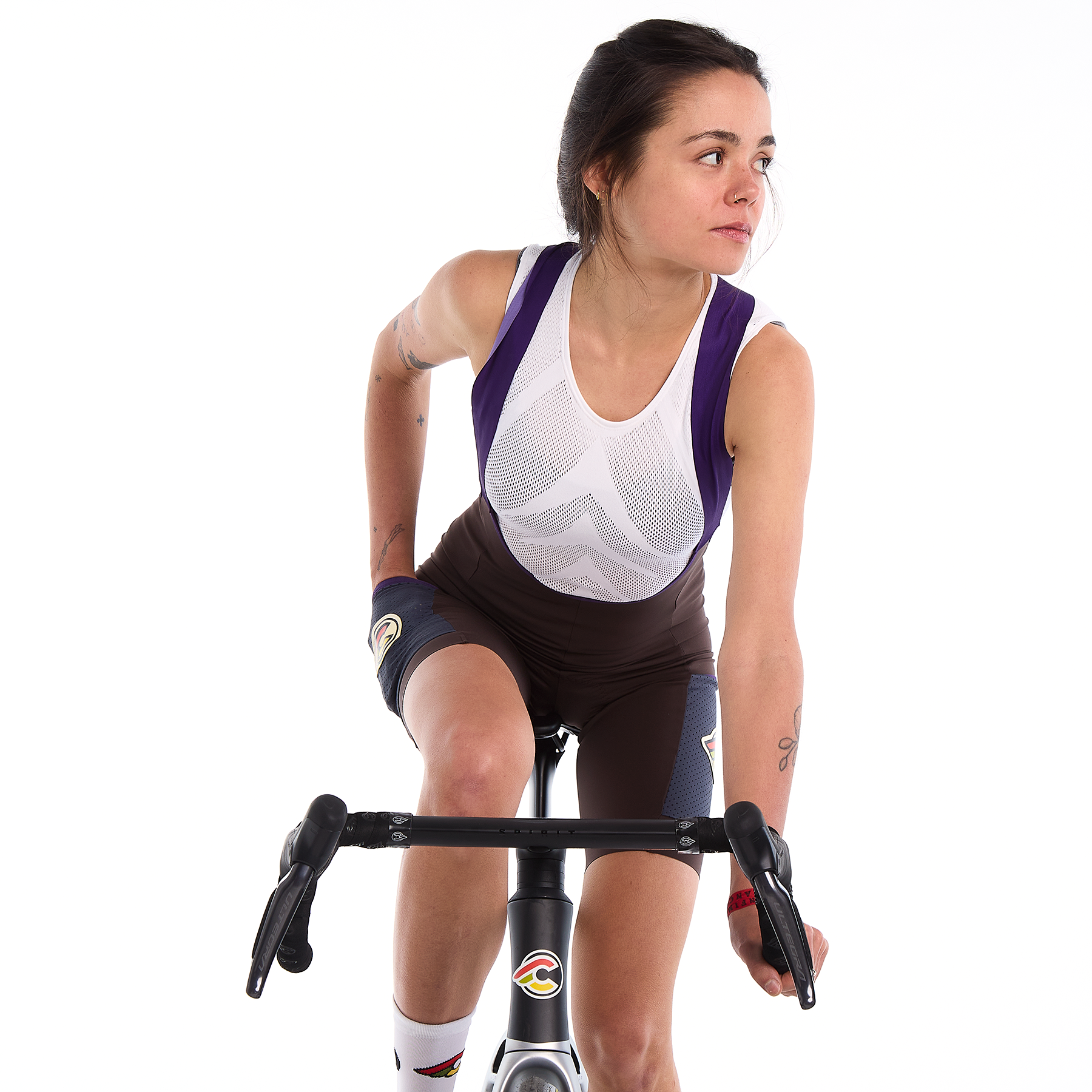 cinelli-tempo-cargo-gravel-pantaloncino-con-bretelle-donna-viola image 8