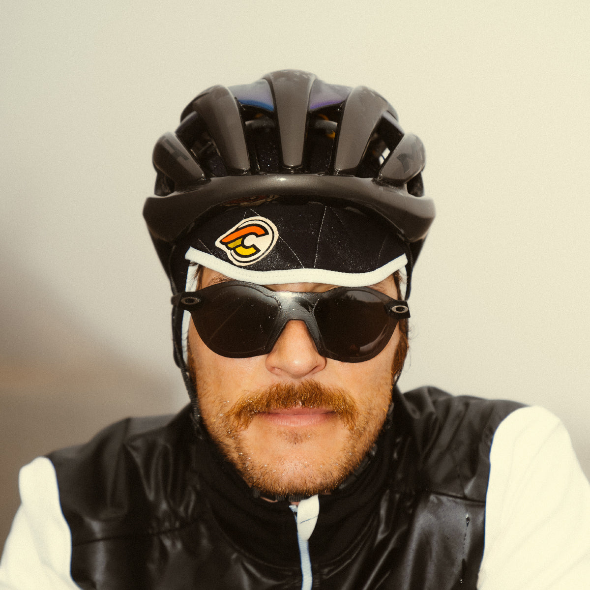cinelli-winter-cap-supercorsa-black-white-cappellino-invernale image 2