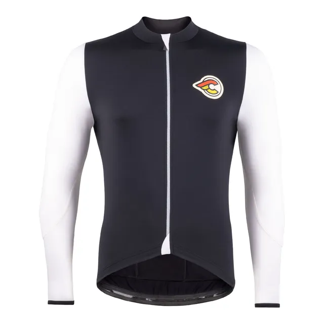 cinelli-supercorsa-maglia-manica-lunga-nero-bianco image 1