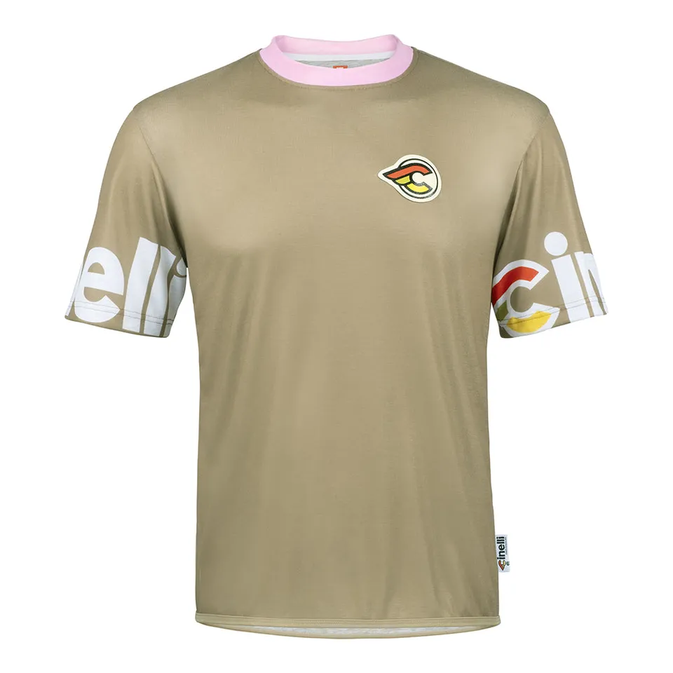 cinelli-tech-tee-mega-logo-agave-manica-corta image 1