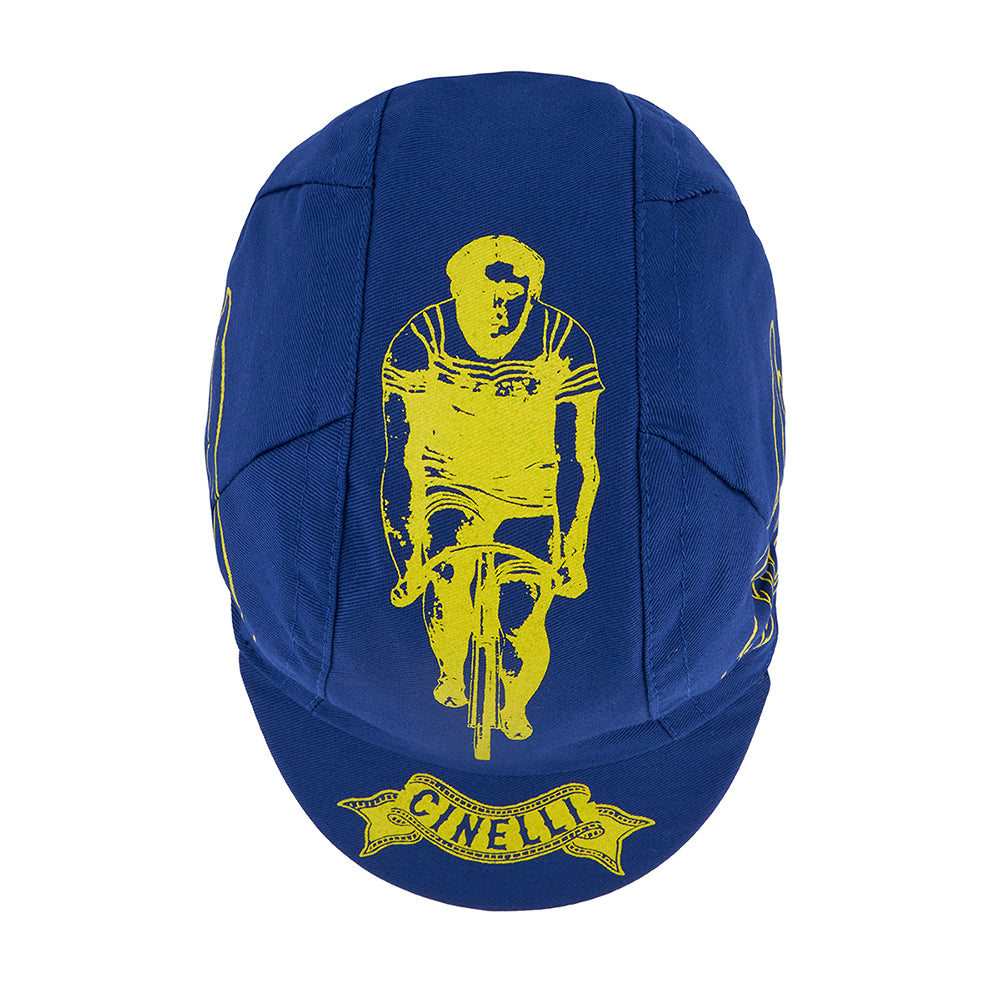 cinelli-milano-bike-veterans-cappellino-ciclismo-blu image 4