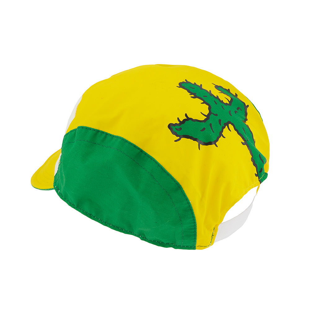 cinelli-explorer-cappellino-cactus-giallo-bianco image 2