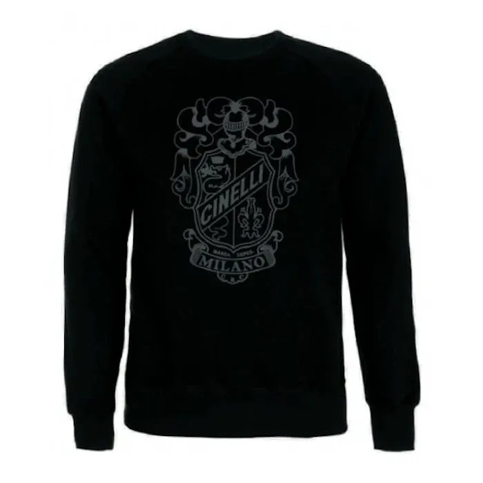 cinelli-crest-black-felpa-girocollo-nero image 1
