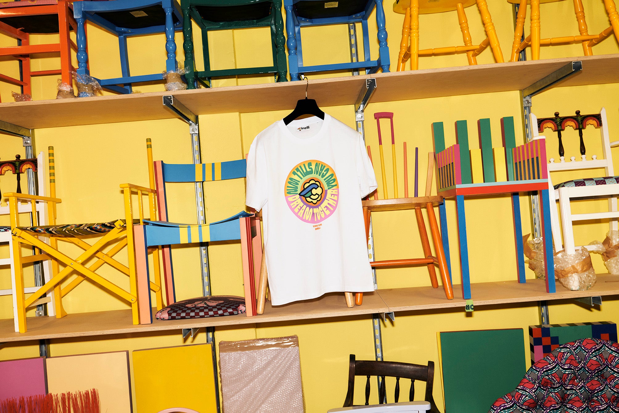 cinelli-yinka-ilori-dream-together-t-shirt-bianca image 4