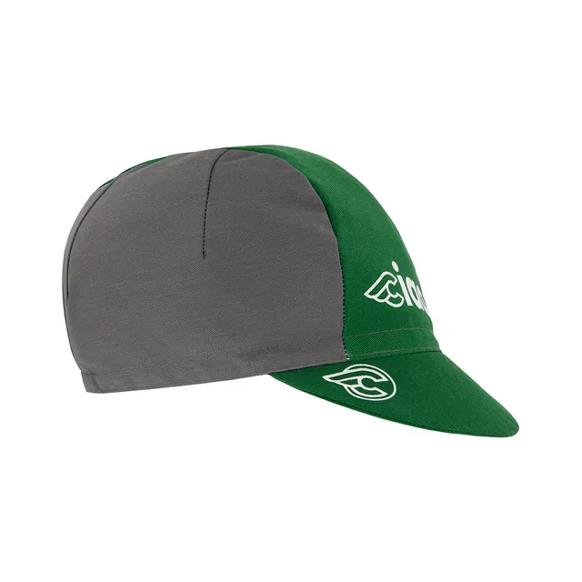 cinelli-cap-logotype-green-gray-ciclismo image 1