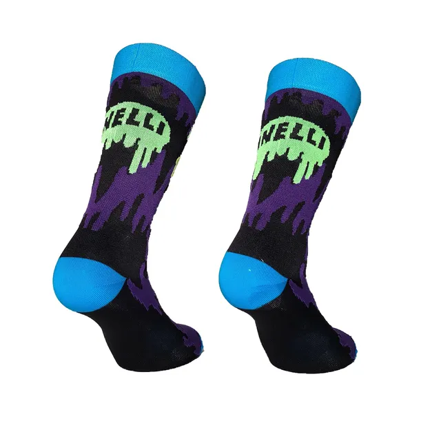 cinelli-ana-benaroya-slime-socks-calze-ciclismo-art-program image 1