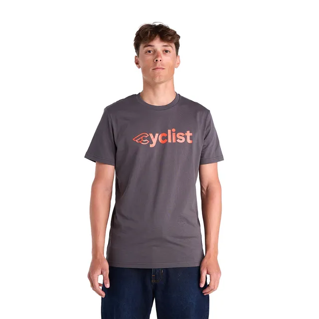 cinelli-t-shirt-cyclist-gray-maglietta-cotone-bio image 1
