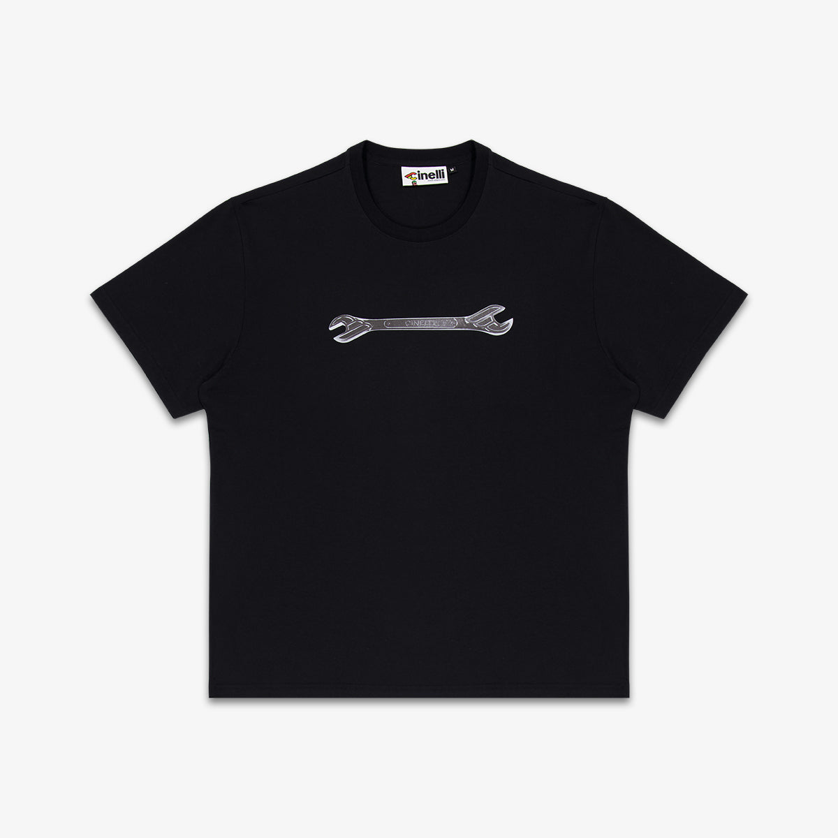 cinelli-t-shirt-winged-wrench-black image 1