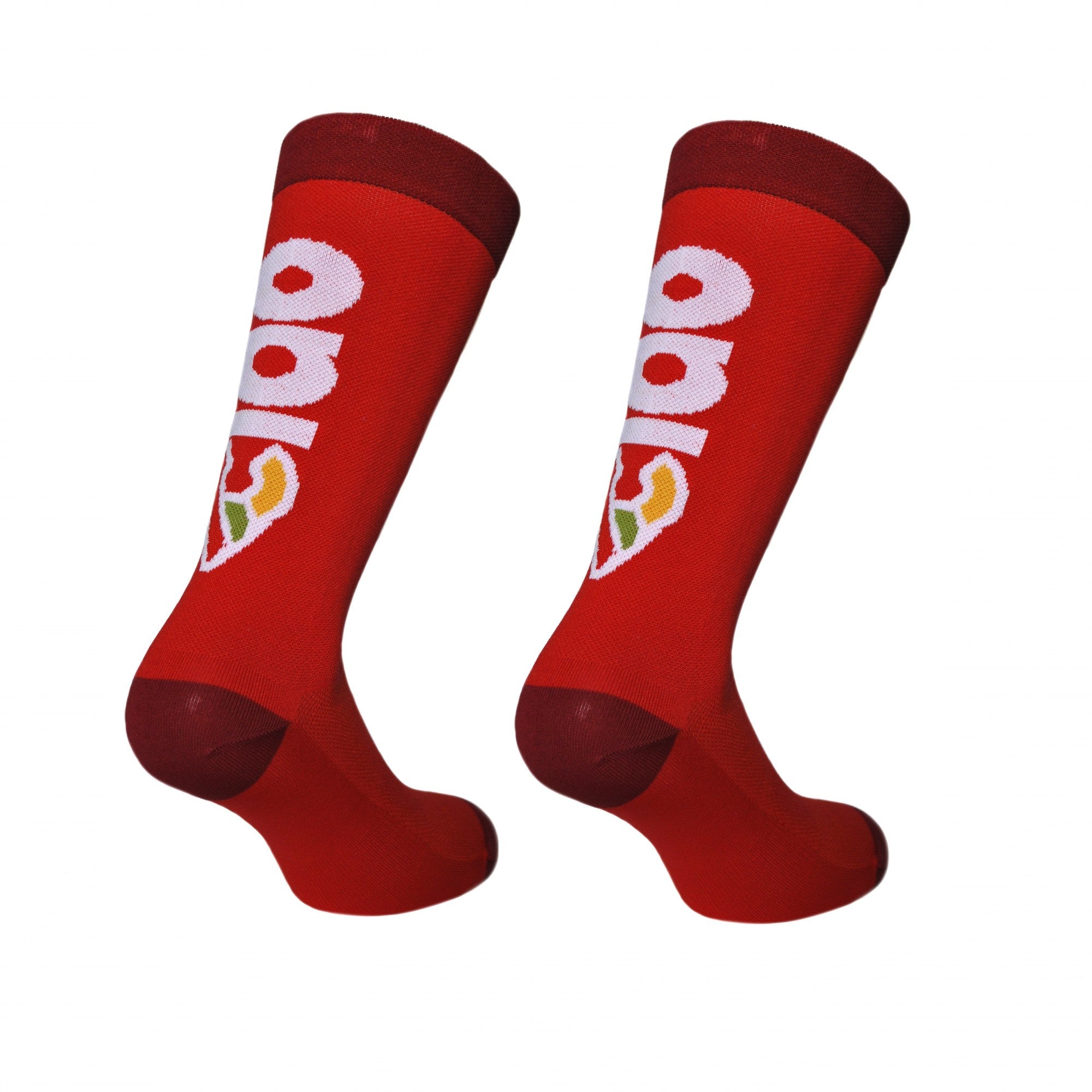 cinelli-ciao-red-socks-calze-ciclismo-made-in-italy image 1
