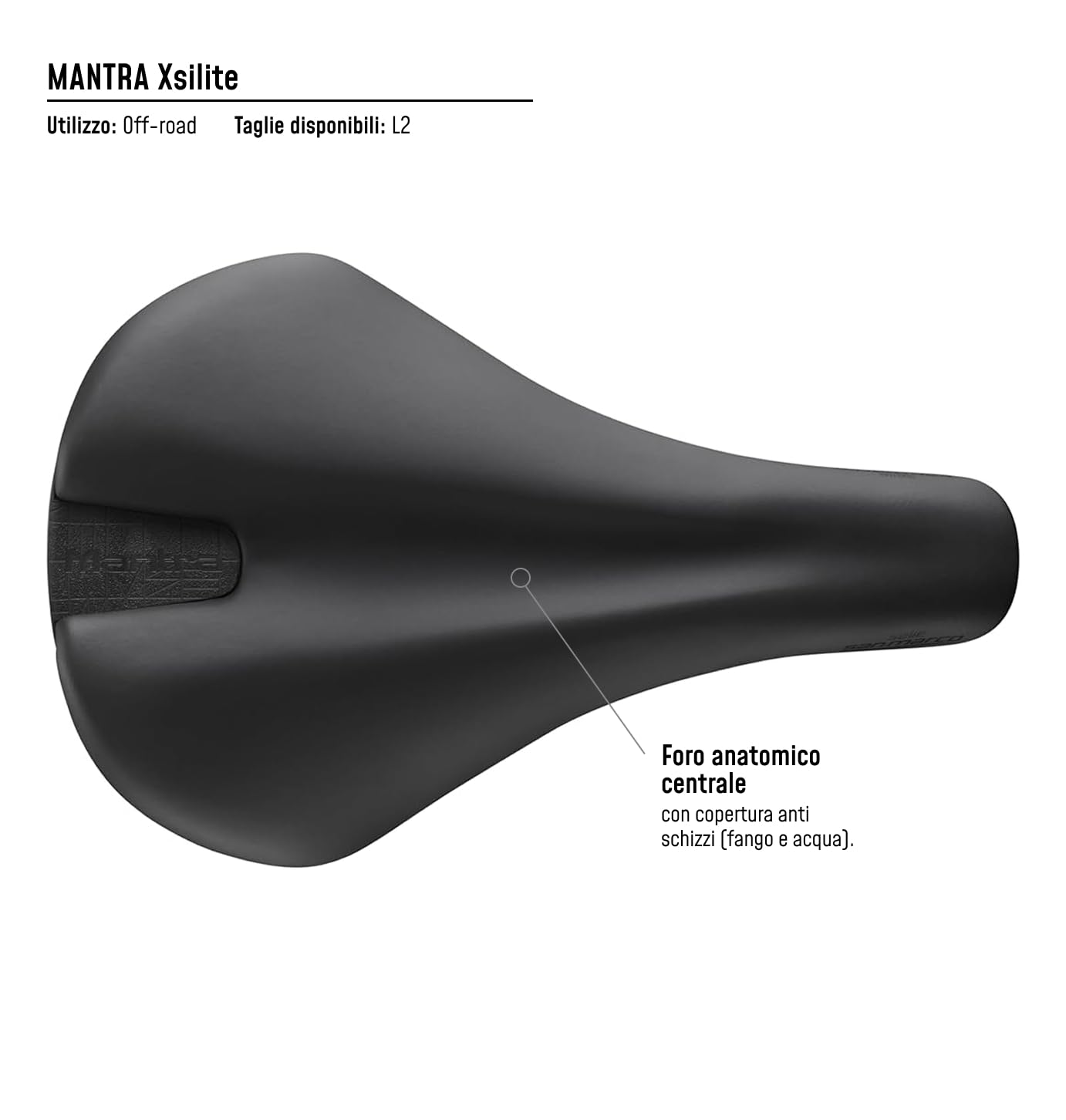 selle-san-marco-mantra-xsilite-l2-sella-gravel-off-road-nera image 6