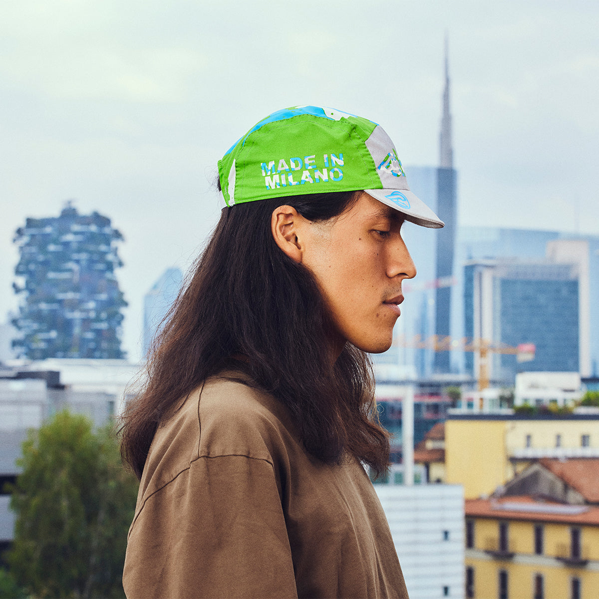 cinelli-explorer-cappellino-ciclismo-green-and-blue image 5