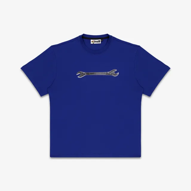 cinelli-t-shirt-winged-wrench-blue-maglia-unisex image 1
