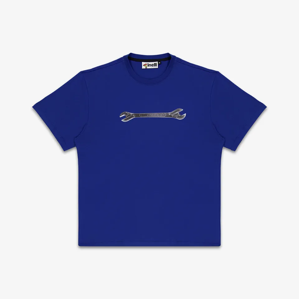 cinelli-t-shirt-winged-wrench-blue-maglia-unisex image 1