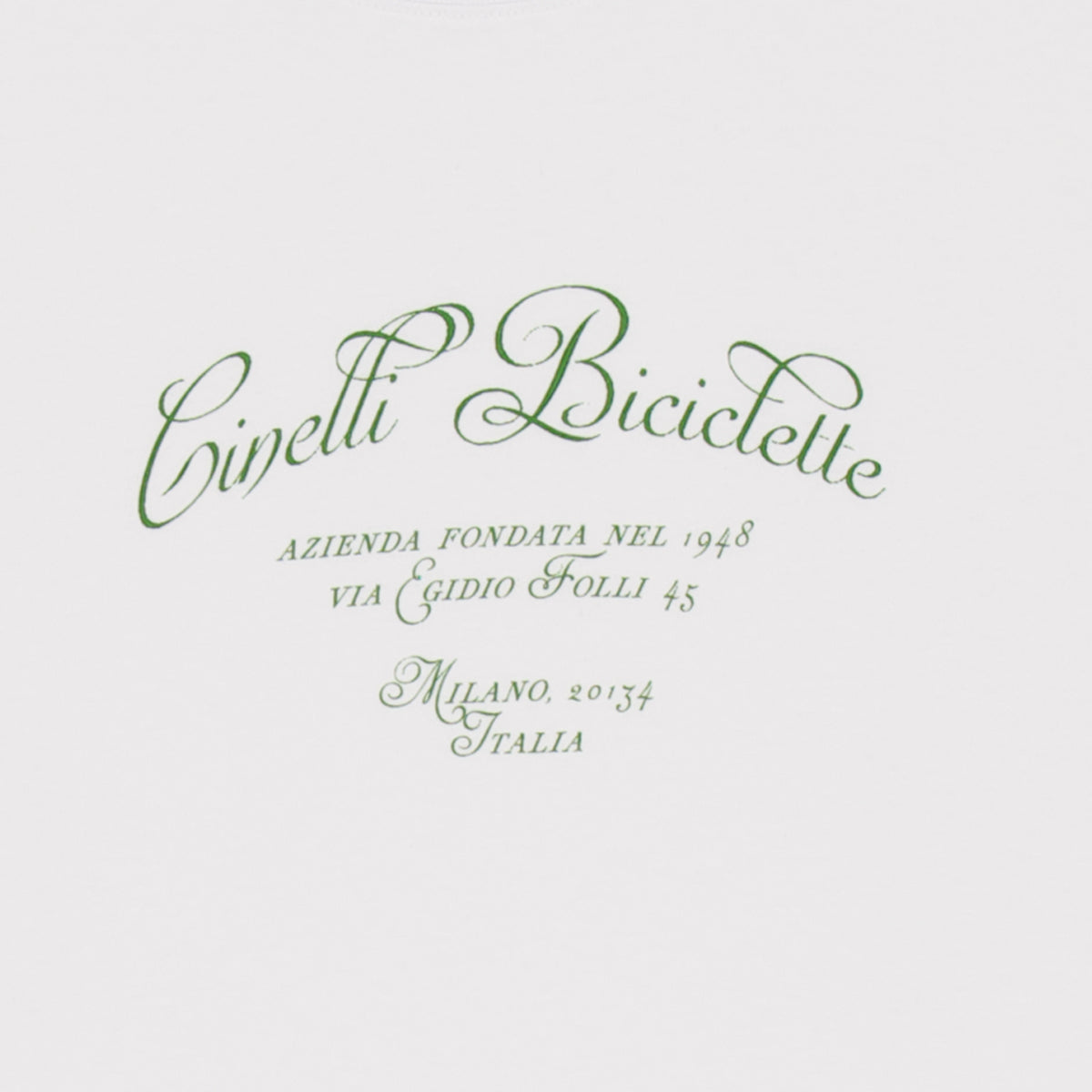 cinelli-via-folli-white-t-shirt-cotone-organico image 2
