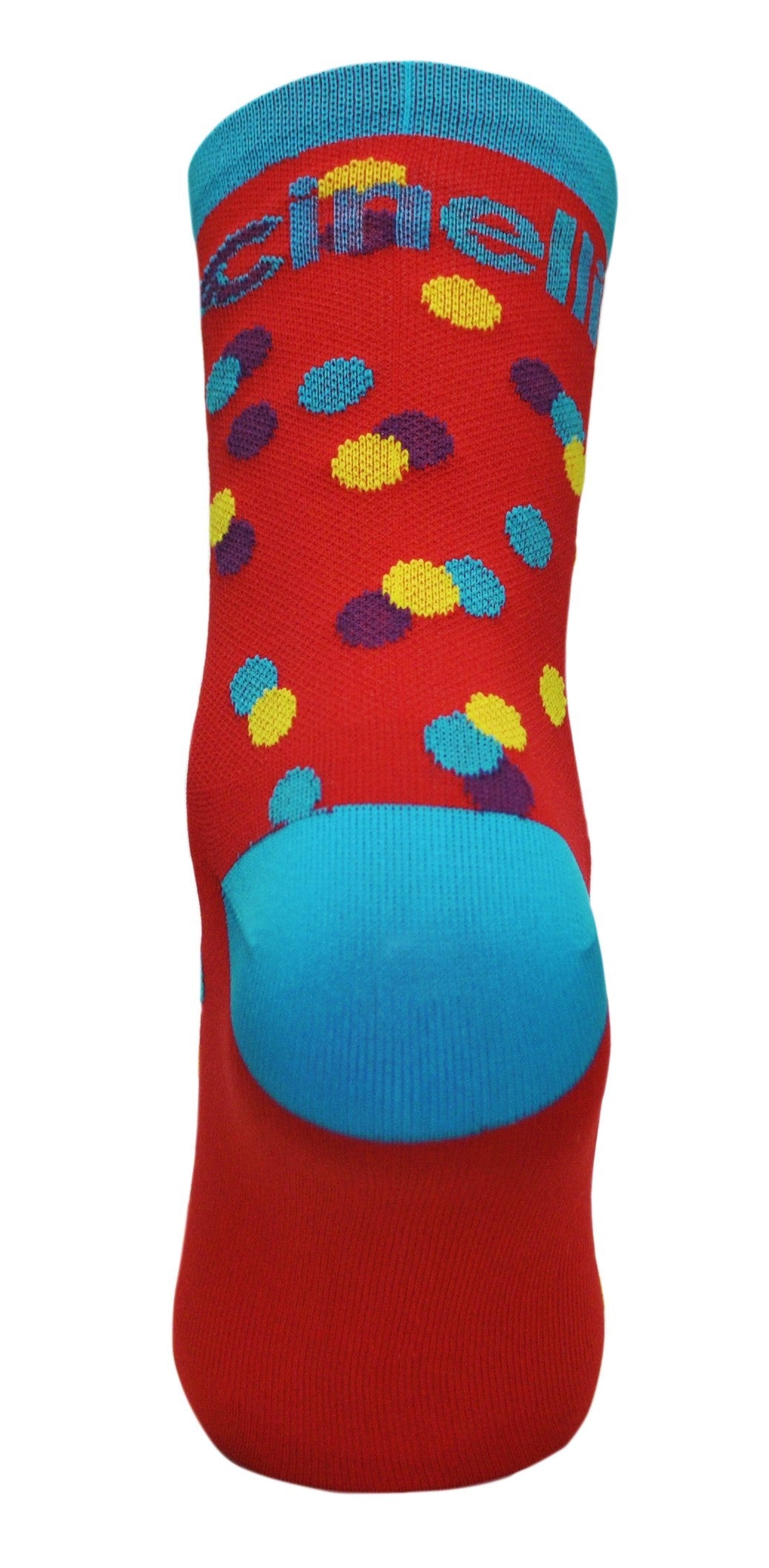 cinelli-caleido-dots-red-socks-calze-ciclismo-tecniche image 3
