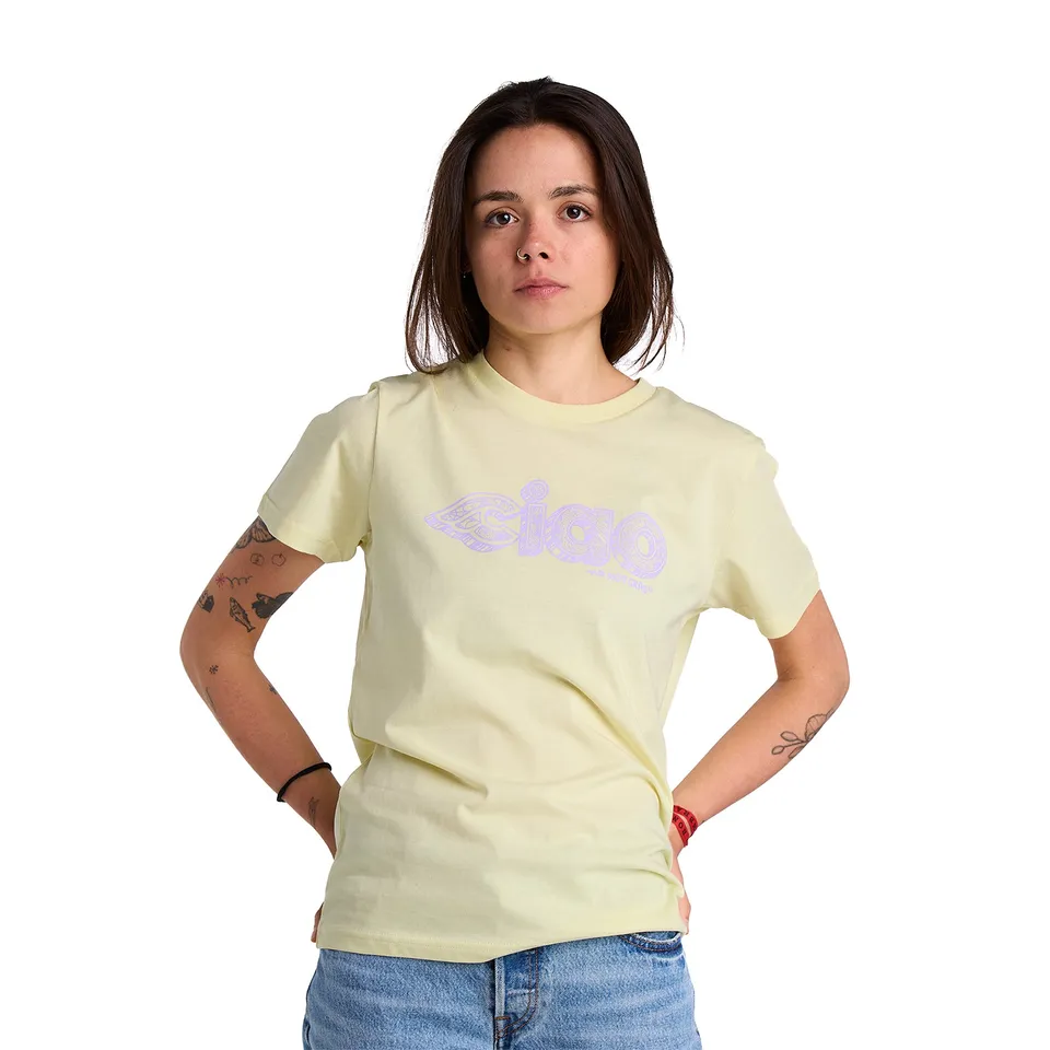cinelli-chas-christiansen-ciao-yellow-t-shirt image 1