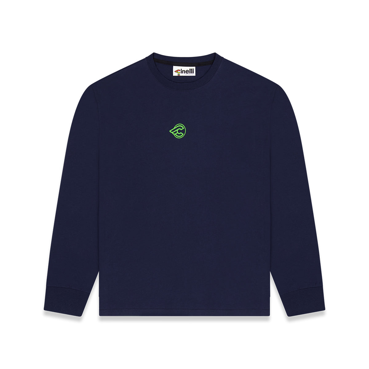 cinelli-t-shirt-longsleeve-pill-blue-maglia-manica-lunga-unisex image 1