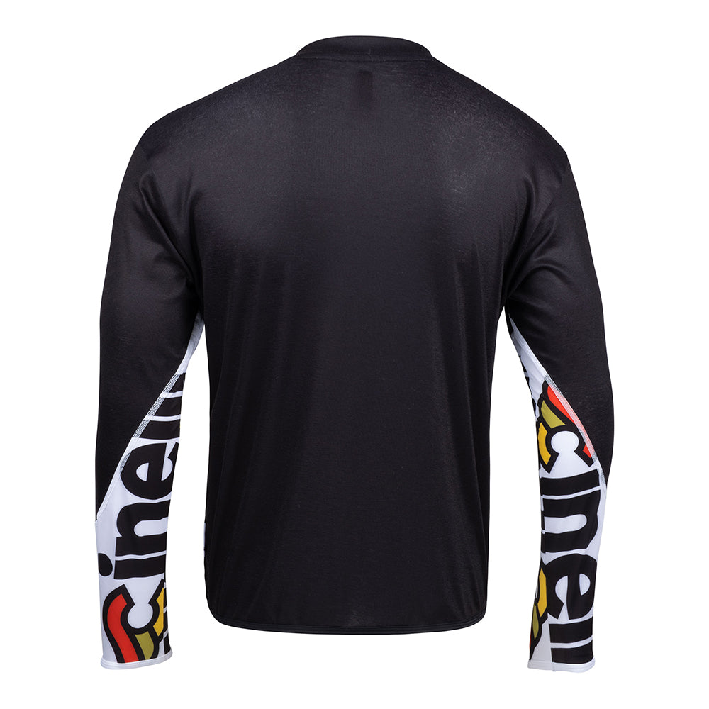 cinelli-tech-tee-longsleeve-mega-logo-maglia-manica-lunga-nera image 2