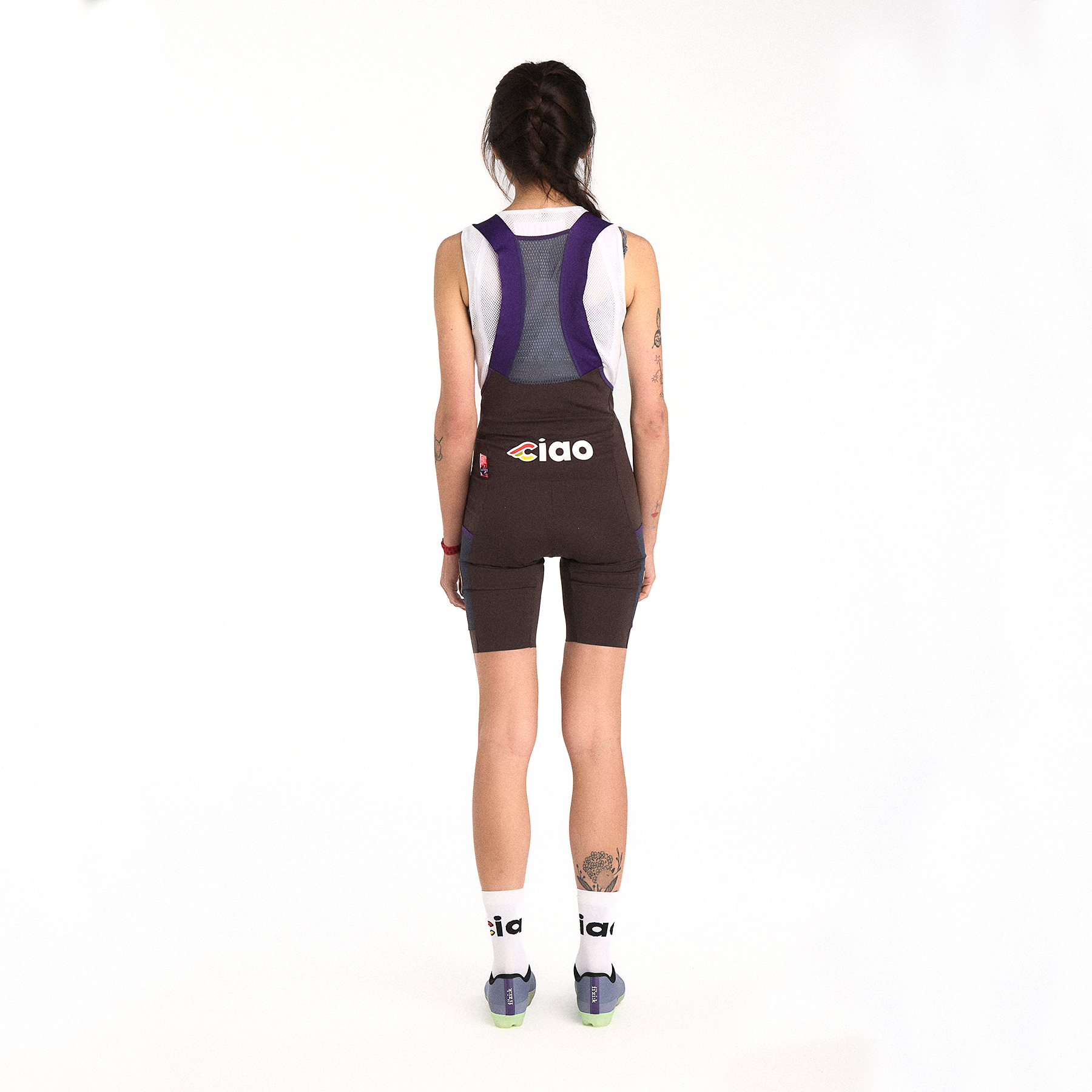 cinelli-tempo-cargo-gravel-pantaloncino-con-bretelle-donna-viola image 3