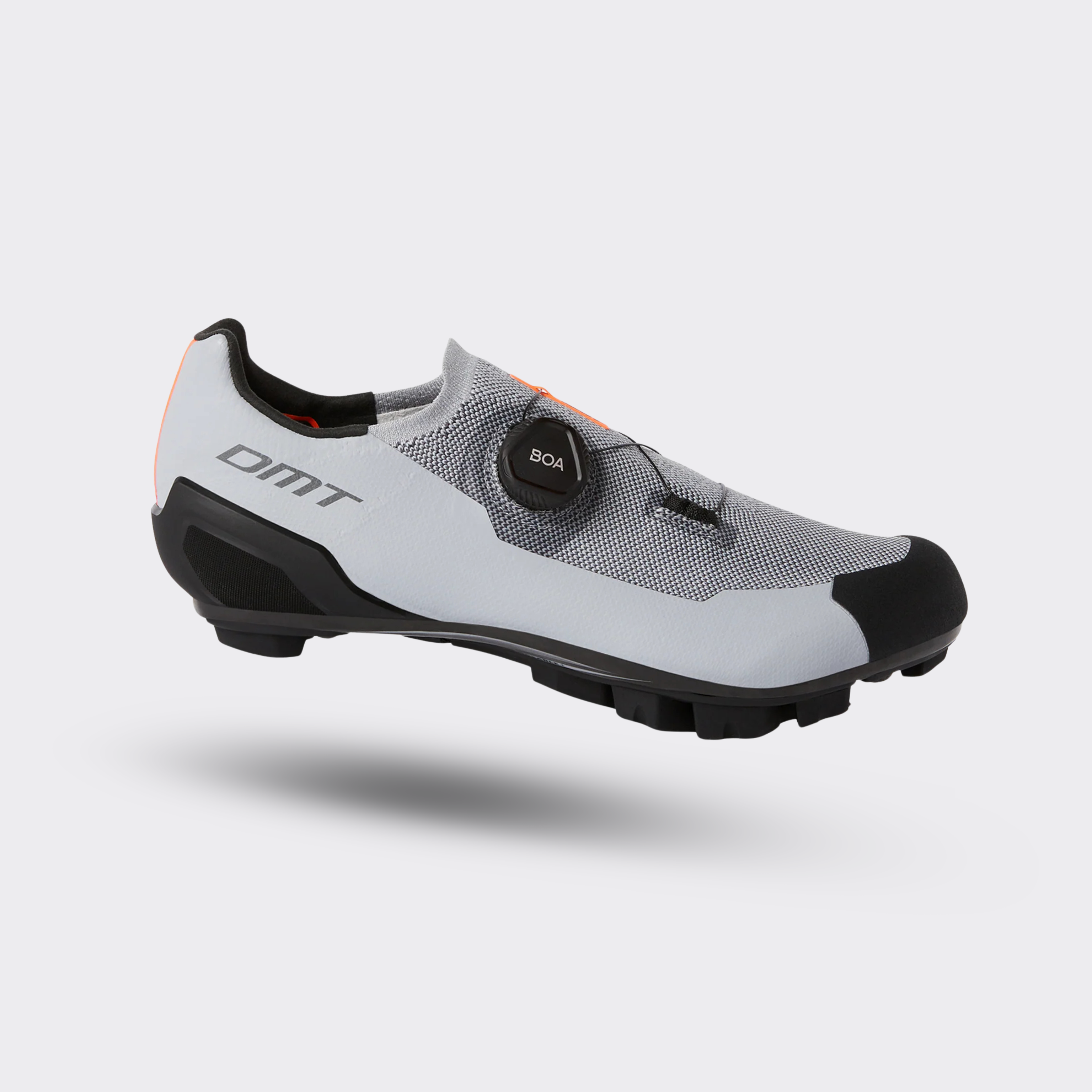 dmt-km30-scarpe-da-mtb-full-knit-grigio-nero image 1