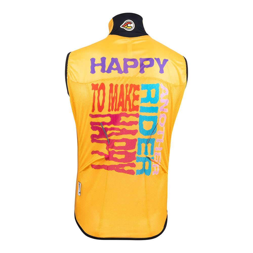 cinelli-supercorsa-gilet-antivento-happy-yellow-uomo image 2