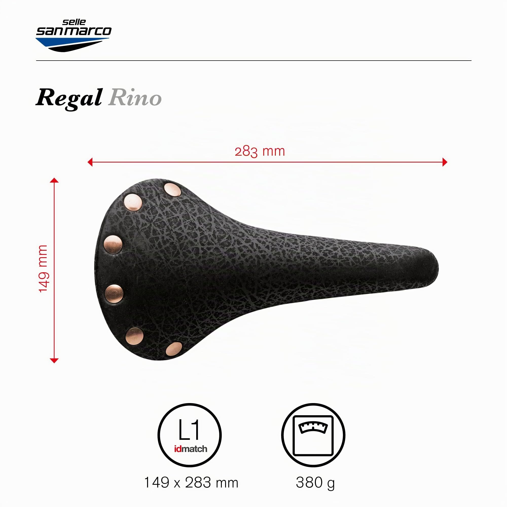 selle-san-marco-regal-sella-vintage-in-pelle-per-bici-da-strada-e-city-con-binar image 6
