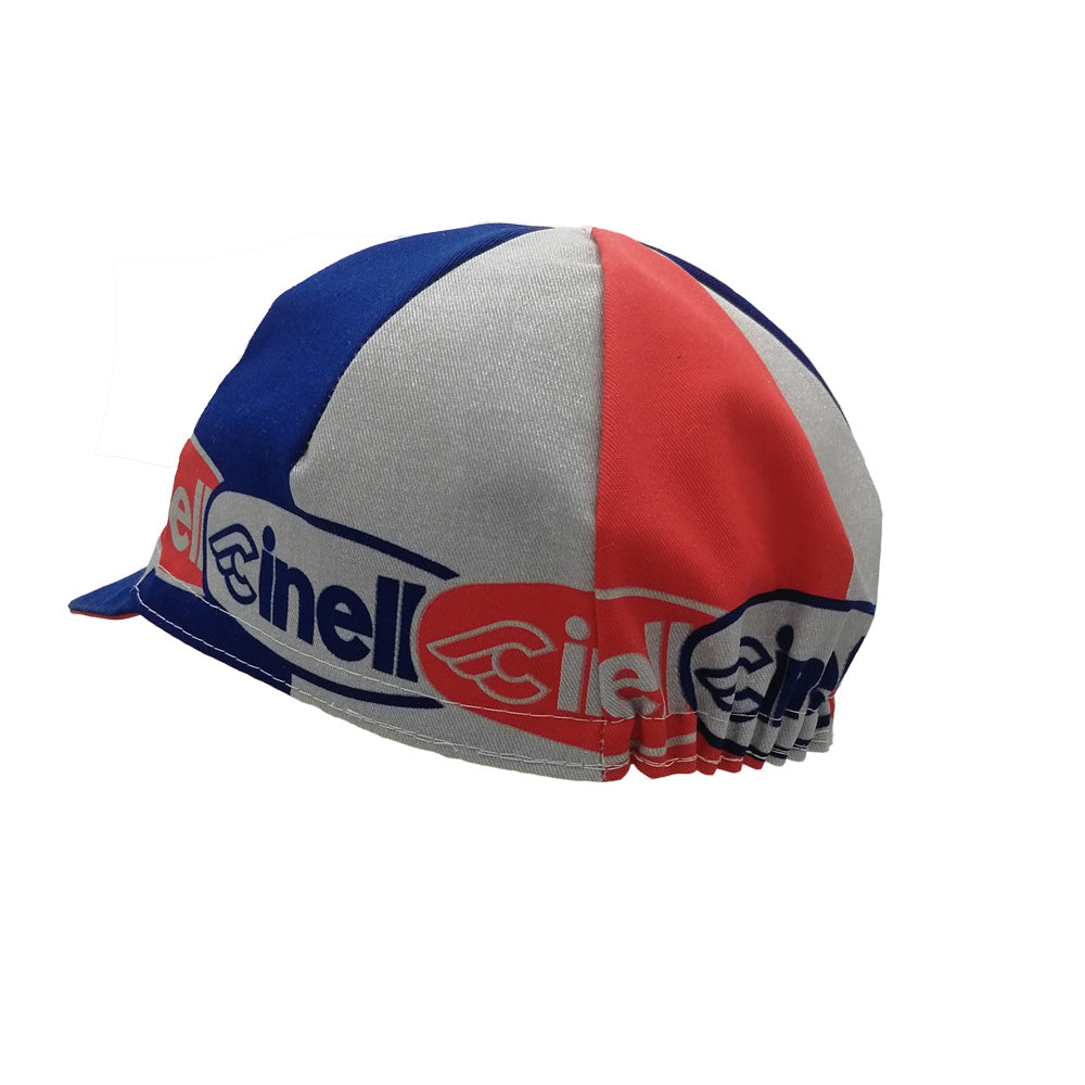 cinelli-cappellino-ciclismo-oval-rosso-e-blu image 2