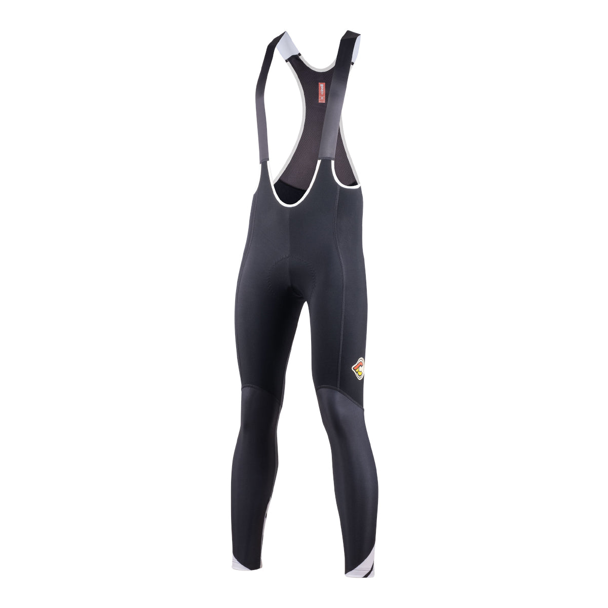 cinelli-tempo-winter-bib-tights-black-white-pantalone-invernale-con-bretelle image 1