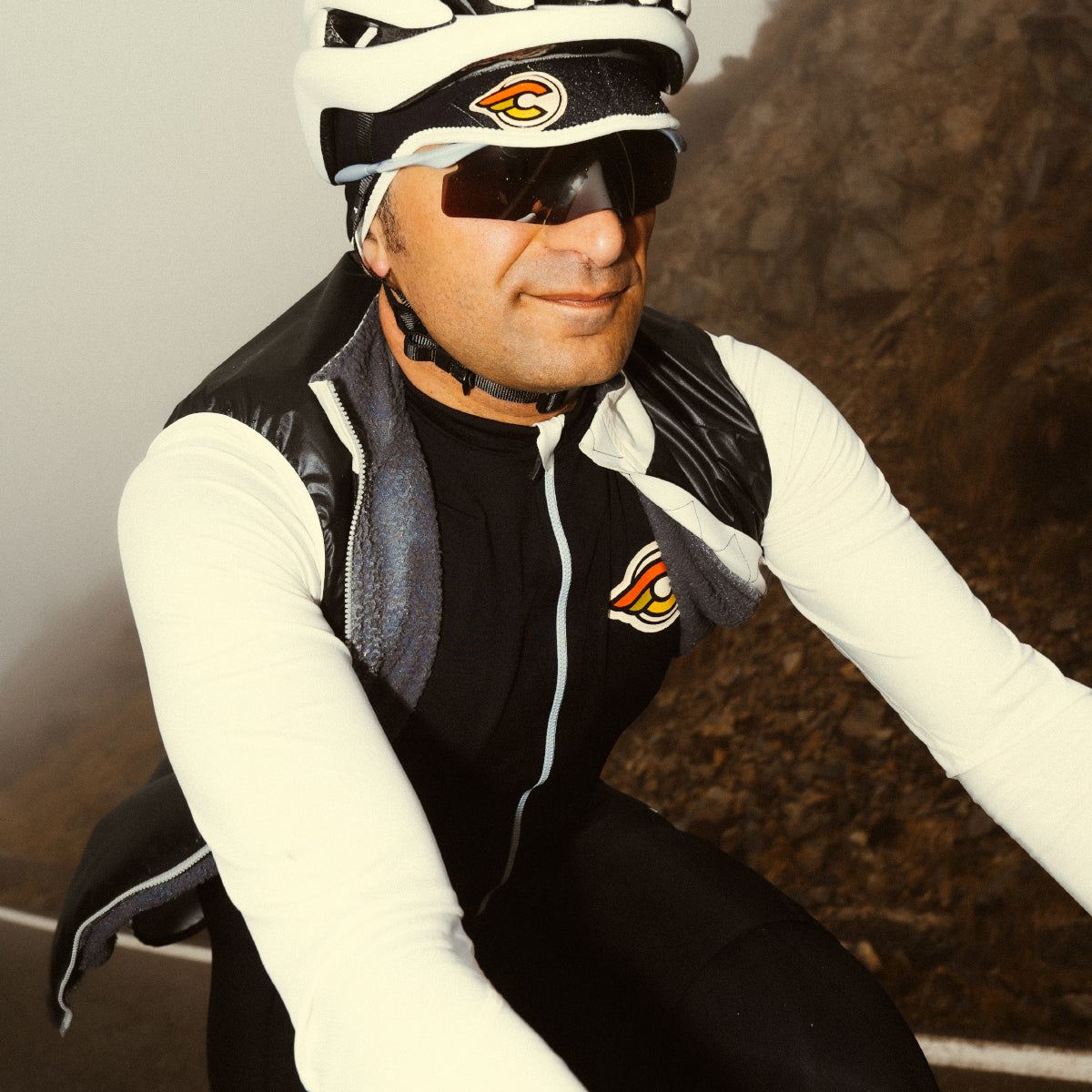 cinelli-supercorsa-maglia-manica-lunga-nero-bianco image 3