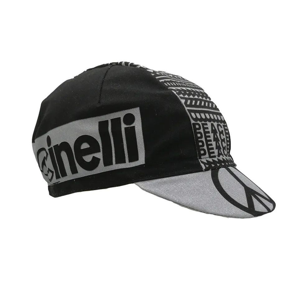 cinelli-peace-cappellino-ciclismo-nero image 1