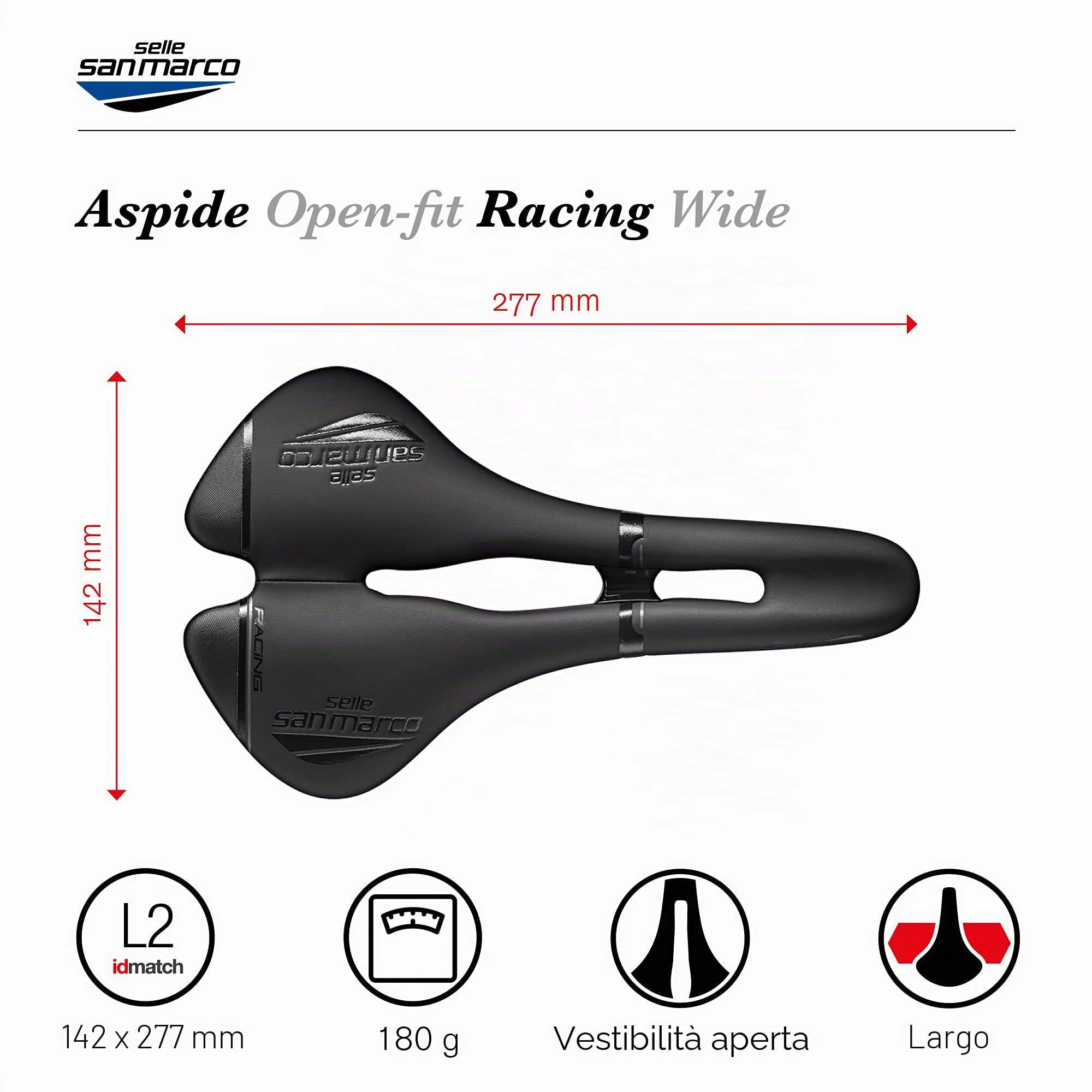 selle-san-marco-aspide-racing-sella-bici-da-corsa-leggera-con-binari-xsilite-e-f image 6
