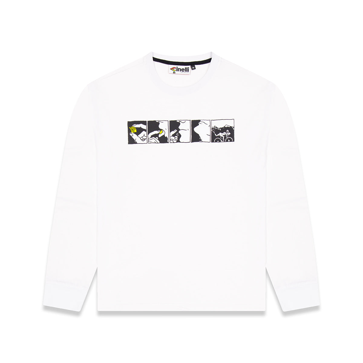 cinelli-acid-t-shirt-manica-lunga-bianco image 1