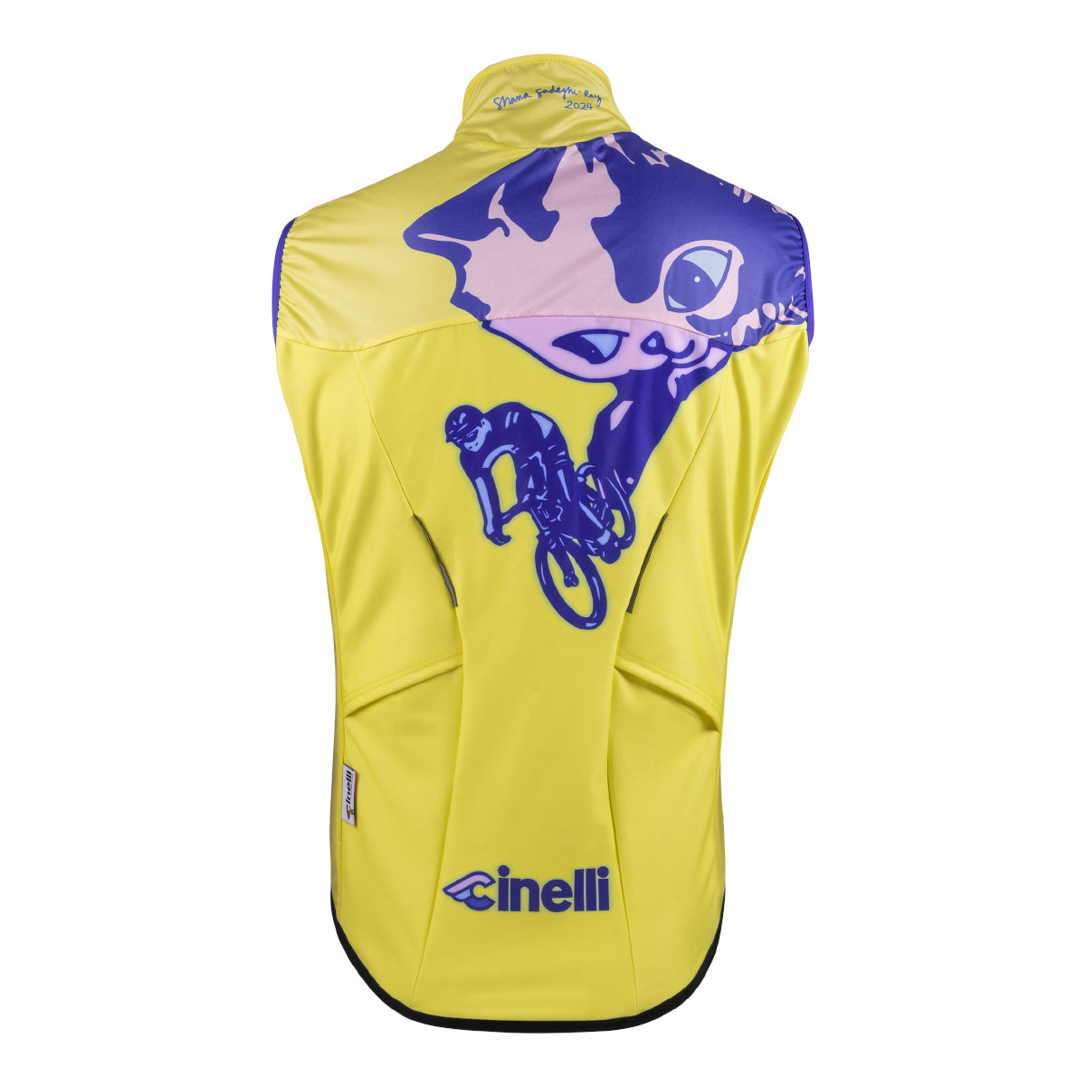 cinelli-tempo-gilet-invernale-shana-sadeghi-ray-kitten-giallo image 2