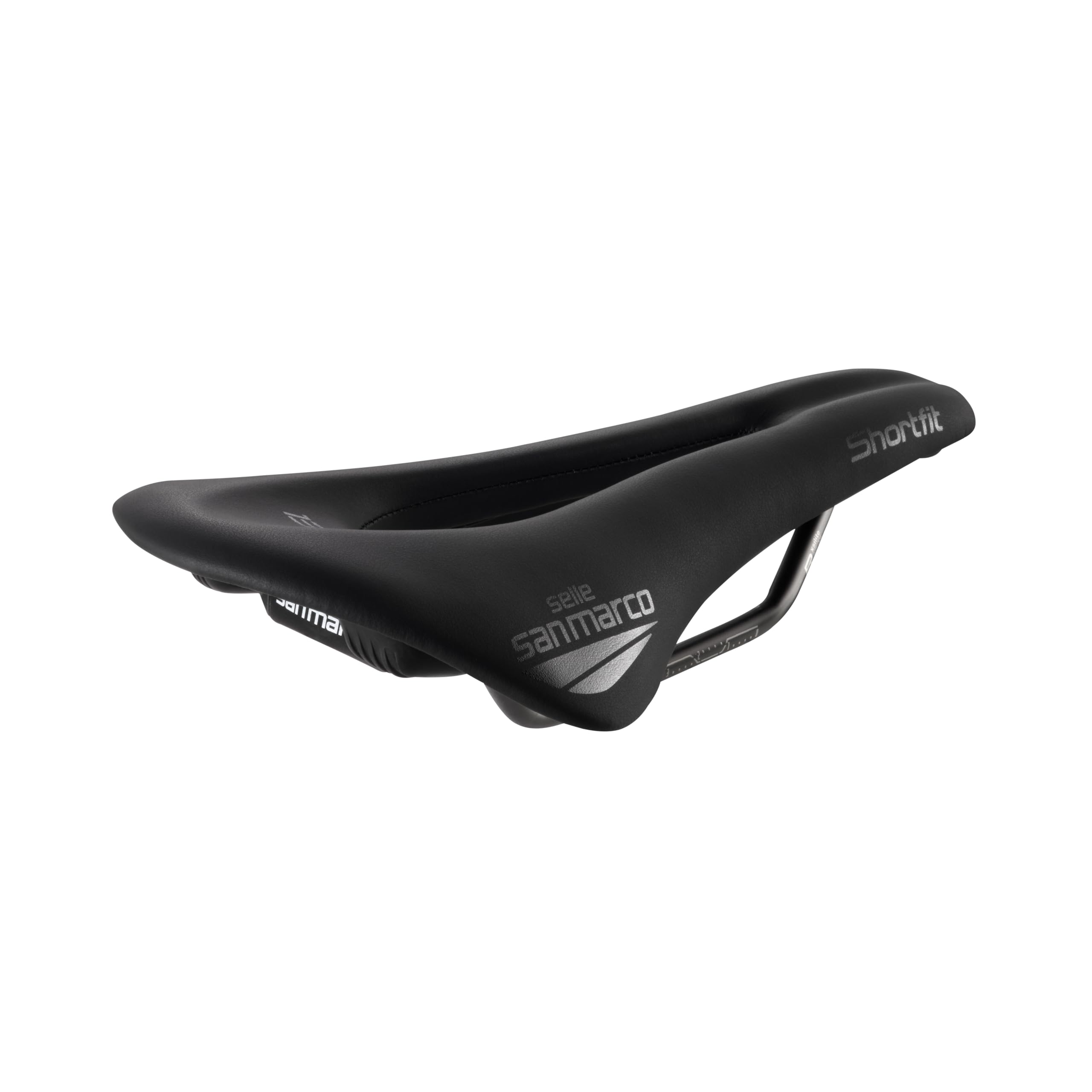 selle-san-marco-shortfit-130-s3-sella-bici-corsa-corta-nero image 1